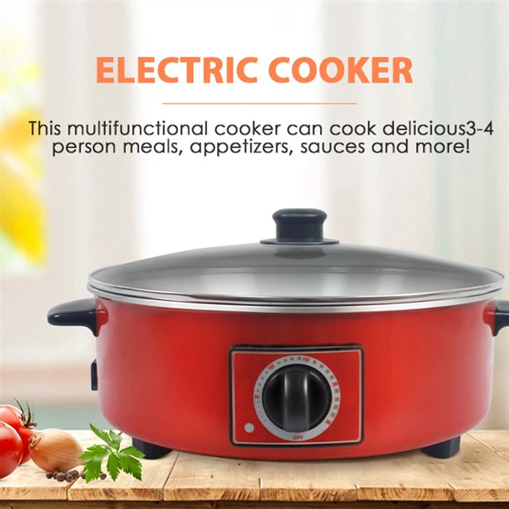 Red Electric Skillet